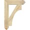 Ekena Millwork Westlake Arts & Crafts Rough Sawn Bracket, Douglas Fir, 4"W x 20"D x 28"H BKT04X20X28WTL03RDF - alternate 2